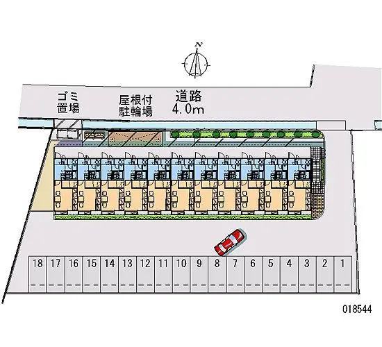 ★手数料０円★糟屋郡粕屋町長者原 月極駐車場